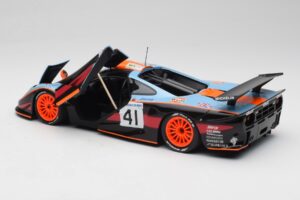 McLaren F1 GTR Gulf #41 P. Gounon / S. Oloffson 24 Hours of Le Mans 1997 Minichamps 1:18 530133741 Metal — billede 5 af 8