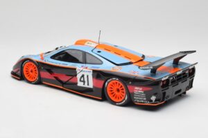 McLaren F1 GTR Gulf #41 P. Gounon / S. Oloffson 24 Hours of Le Mans 1997 Minichamps 1:18 530133741 Metal — billede 7 af 8