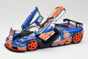 McLaren F1 GTR Gulf Racing #33 S. Bellm / A. Weaver / J. Lehto 24 Hours of Le Mans 1996 Minichamps 1:18 530133633 Metal — billede 2 af 8