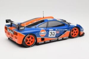 McLaren F1 GTR Gulf Racing #33 S. Bellm / A. Weaver / J. Lehto 24 Hours of Le Mans 1996 Minichamps 1:18 530133633 Metal — billede 3 af 8