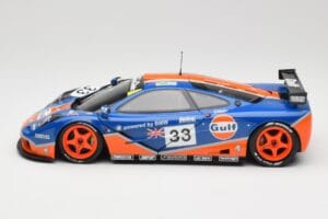 McLaren F1 GTR Gulf Racing #33 S. Bellm / A. Weaver / J. Lehto 24 Hours of Le Mans 1996 Minichamps 1:18 530133633 Metal — billede 4 af 8