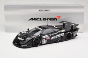 McLaren F1 GTR Gulf Team Davidoff #41 T. Bscher / E. Pirro / R. Capello 24 Hours of Le Mans 1998 Minichamps 1:18 530133841 Me — billede 8 af 8