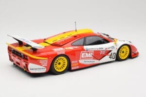 McLaren F1 GTR Gulf Team Davidoff #40 D. O'Rourke / G. Sugden / J. Auberlein 24 Hours of Le Mans 1998 Minichamps 1:18 5301338 — billede 3 af 8