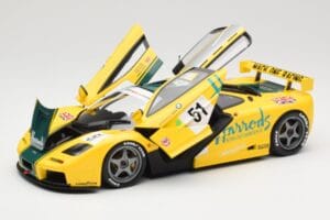 McLaren F1 GTR Harrods Mach One Racing #51 A. Wallace / D. Bell / J. Bell 24 Hours of Le Mans 1995 Minichamps 1:18 530133551  — billede 2 af 8
