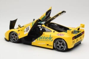 McLaren F1 GTR Harrods Mach One Racing #51 A. Wallace / D. Bell / J. Bell 24 Hours of Le Mans 1995 Minichamps 1:18 530133551  — billede 5 af 8