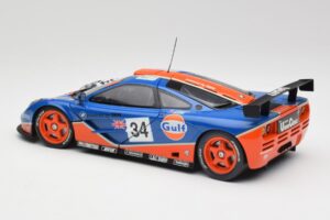 McLaren F1 GTR #34 Gulf Racing 1996 UT Models 1:18 39621 Metal — billede 7 af 8
