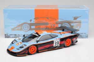 McLaren F1 GTR #39 R. Bellm / A. Gilbert-Scott 24 Hours of Le Mans 1997 Minichamps 1:18 530133739 Metal — billede 8 af 8