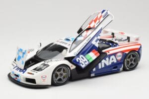 McLaren F1 GTR Team Bigazzi #39 N. Piquet / A. Cecotto / D. Sullivan 24 Hours of Le Mans 1996 Minichamps 1:18 530133639 Metal — billede 2 af 8