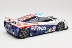 McLaren F1 GTR Team Bigazzi #39 N. Piquet / A. Cecotto / D. Sullivan 24 Hours of Le Mans 1996 Minichamps 1:18 530133639 Metal — billede 3 af 8