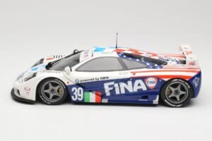 McLaren F1 GTR Team Bigazzi #39 N. Piquet / A. Cecotto / D. Sullivan 24 Hours of Le Mans 1996 Minichamps 1:18 530133639 Metal — billede 4 af 8