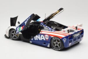 McLaren F1 GTR Team Bigazzi #39 N. Piquet / A. Cecotto / D. Sullivan 24 Hours of Le Mans 1996 Minichamps 1:18 530133639 Metal — billede 5 af 8