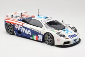 McLaren F1 GTR Team Bigazzi #39 N. Piquet / A. Cecotto / D. Sullivan 24 Hours of Le Mans 1996 Minichamps 1:18 530133639 Metal — billede 6 af 8