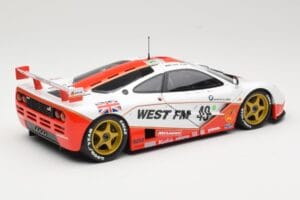 McLaren F1 GTR West Competition #49 J. Nielsen / J. Mass / T. Bscher 24 Hours of Le Mans 1995 Minichamps 1:18 530133549 Metal — billede 3 af 8