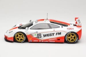 McLaren F1 GTR West Competition #49 J. Nielsen / J. Mass / T. Bscher 24 Hours of Le Mans 1995 Minichamps 1:18 530133549 Metal — billede 4 af 8