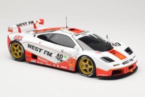 McLaren F1 GTR West Competition #49 J. Nielsen / J. Mass / T. Bscher 24 Hours of Le Mans 1995 Minichamps 1:18 530133549 Metal — billede 6 af 8