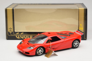 McLaren F1 High Mirror Light Red Guiloy 1:18 67505 Metal — billede 8 af 8