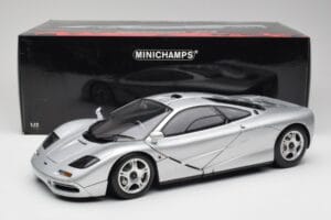 McLaren F1 Sølv Minichamps 1:12 530133129 Metal — billede 8 af 8