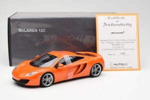 McLaren MP4-12C Orange AUTOart 1:18 76006 Metal — billede 8 af 8