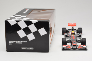 McLaren MP4-26 Mercedes #3 L. Hamilton Vodafone McLaren F1 2011 Minichamps 1:18 530111803 Metal — billede 7 af 7