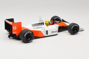 McLaren MP4/4 Honda #12 A. Senna Marlboro McLaren F1 World Champion 1988 Minichamps 1:18 540881812 Metal — billede 2 af 7