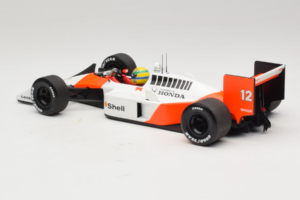 McLaren MP4/4 Honda #12 A. Senna Marlboro McLaren F1 World Champion 1988 Minichamps 1:18 540881812 Metal — billede 5 af 7
