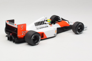McLaren MP4/5B Honda #27 A. Senna Marlboro McLaren F1 World Champion 1990 Minichamps 1:18 540901827 Metal — billede 2 af 7