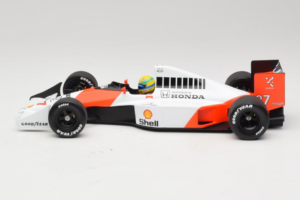 McLaren MP4/5B Honda #27 A. Senna Marlboro McLaren F1 World Champion 1990 Minichamps 1:18 540901827 Metal — billede 3 af 7