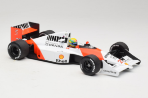 McLaren MP4/5B Honda #27 A. Senna Marlboro McLaren F1 World Champion 1990 Minichamps 1:18 540901827 Metal — billede 4 af 7