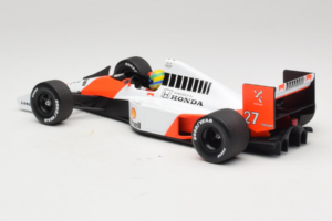 McLaren MP4/5B Honda #27 A. Senna Marlboro McLaren F1 World Champion 1990 Minichamps 1:18 540901827 Metal — billede 5 af 7