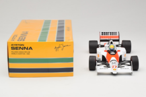 McLaren MP4/5B Honda #27 A. Senna Marlboro McLaren F1 World Champion 1990 Minichamps 1:18 540901827 Metal — billede 6 af 7
