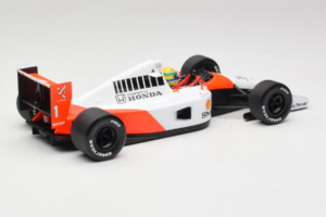 McLaren MP4/6 Honda #1 A. Senna Marlboro McLaren F1 World Champion 1991 Minichamps 1:18 540911801 Metal — billede 2 af 7