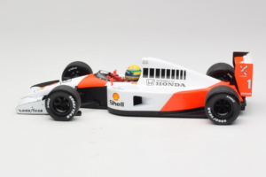 McLaren MP4/6 Honda #1 A. Senna Marlboro McLaren F1 World Champion 1991 Minichamps 1:18 540911801 Metal — billede 3 af 7