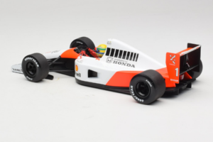 McLaren MP4/6 Honda #1 A. Senna Marlboro McLaren F1 World Champion 1991 Minichamps 1:18 540911801 Metal — billede 5 af 7