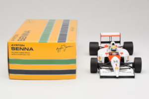 McLaren MP4/6 Honda #1 A. Senna Marlboro McLaren F1 World Champion 1991 Minichamps 1:18 540911801 Metal — billede 6 af 7