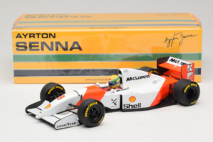 McLaren MP4/8 Ford #8 A. Senna Marlboro McLaren 1993 Minichamps 1:18 540931808 Metal — billede 7 af 7