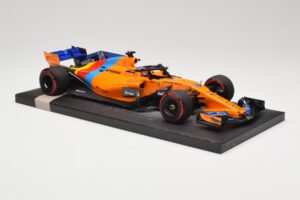 McLaren MCL33 Renault #14 F. Alonso Last F1 Race Abu Dhabi GP 2018 Minichamps 1:18 537183914 Metal — billede 4 af 6