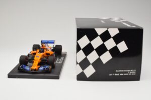 McLaren MCL33 Renault #14 F. Alonso Last F1 Race Abu Dhabi GP 2018 Minichamps 1:18 537183914 Metal — billede 6 af 6