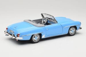 Mercedes 190 SL W121 Lyseblå Norev 1:18 183400 Metal — billede 3 af 8