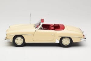 Mercedes 190 SL W121 Beige Minichamps 1:18 103037034 Metal — billede 4 af 8