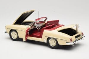Mercedes 190 SL W121 Beige Minichamps 1:18 103037034 Metal — billede 5 af 8