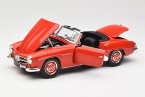 Mercedes 190 SL W121 Guards Red Minichamps 1:18 100037032 Metal — billede 2 af 8