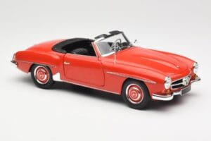 Mercedes 190 SL W121 Guards Red Minichamps 1:18 100037032 Metal — billede 6 af 8