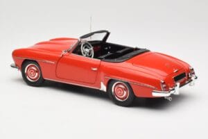 Mercedes 190 SL W121 Guards Red Minichamps 1:18 100037032 Metal — billede 7 af 8
