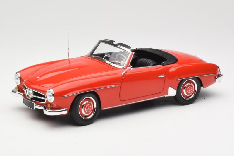 Mercedes 190 SL W121 Guards Red Minichamps 1:18 100037032 Metal