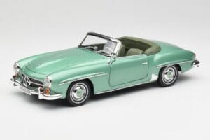 Mercedes 190 SL W121 Lysegrøn Metallic Norev 1:18 183401 Metal