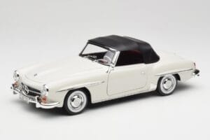 Mercedes 190 SL W121 Lysegrå Norev 1:18 B66040710 Metal — billede 3 af 10