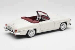 Mercedes 190 SL W121 Lysegrå Norev 1:18 B66040710 Metal — billede 4 af 10