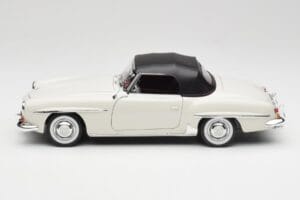 Mercedes 190 SL W121 Lysegrå Norev 1:18 B66040710 Metal — billede 5 af 10