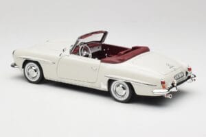 Mercedes 190 SL W121 Lysegrå Norev 1:18 B66040710 Metal — billede 9 af 10
