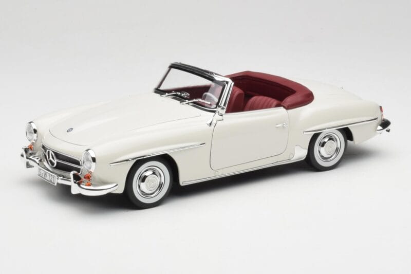 Mercedes 190 SL W121 Lysegrå Norev 1:18 B66040710 Metal